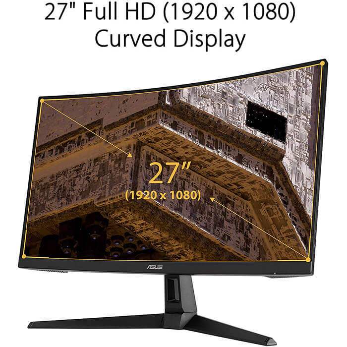 Màn hình LCD 27” Asus VG27VH1B TUF Gaming FHD VA 165Hz 1ms FreeSync Chính Hãng