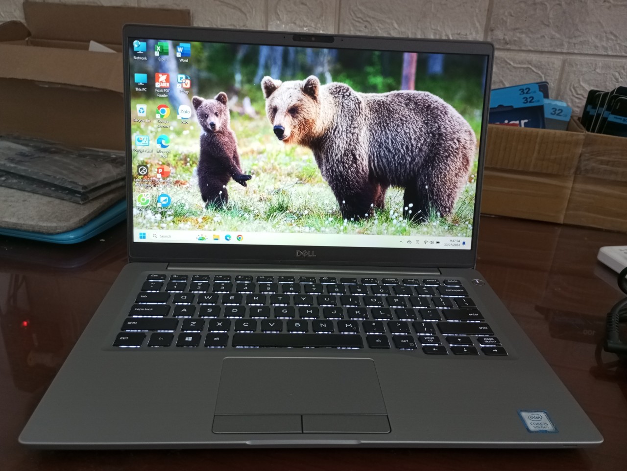 LAPTOP DELL latitude E7400 /CHÍP I5-8265U/RAM D4 16GB/SSD 256GB/14.0 FHD/VỎ NHÔM