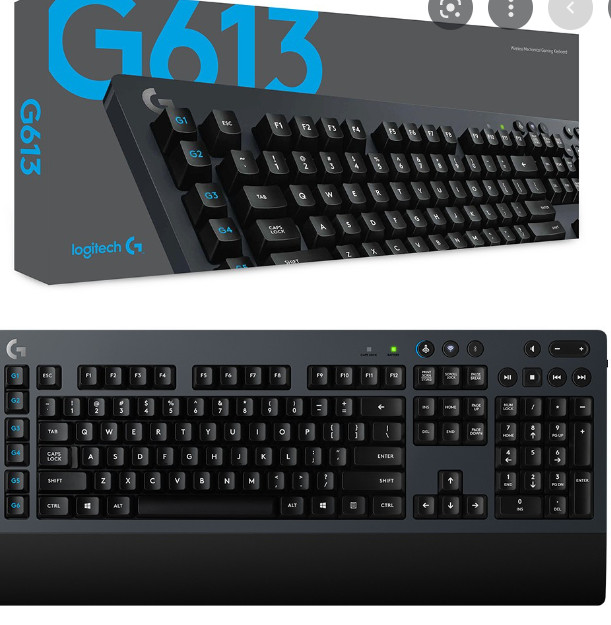 Bàn Phím Cơ Logitech G613 Wireless Mechanical Gaming KO DÂY