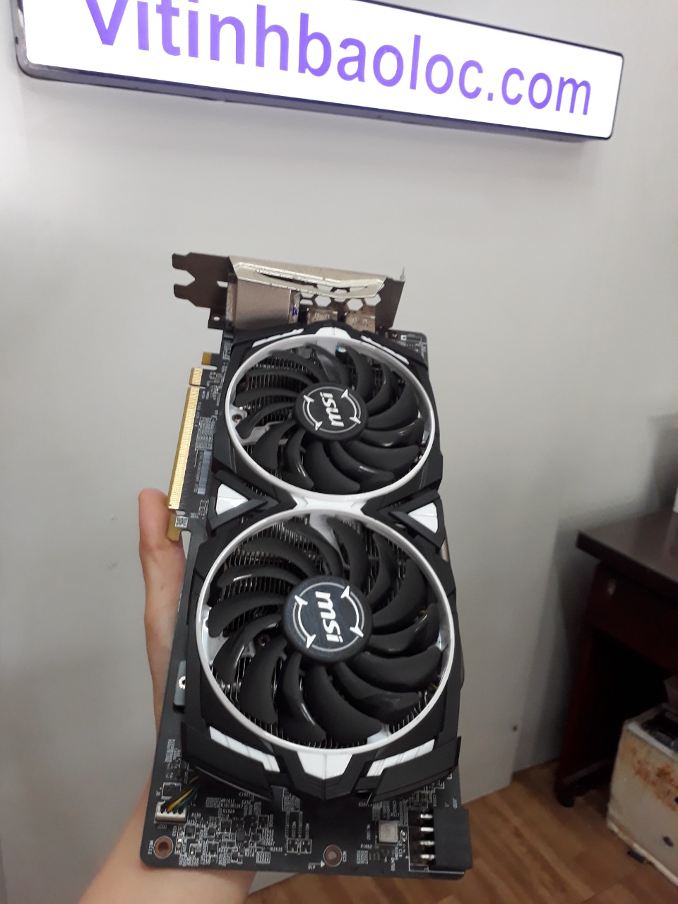 VGA RX580 8G MSI ARMOR 2 FAN 