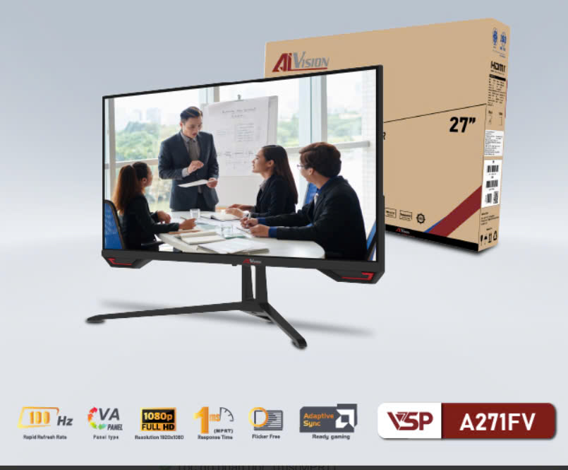 Màn hình 27 inch AiVision A271FV (100hz, VA,FHD)