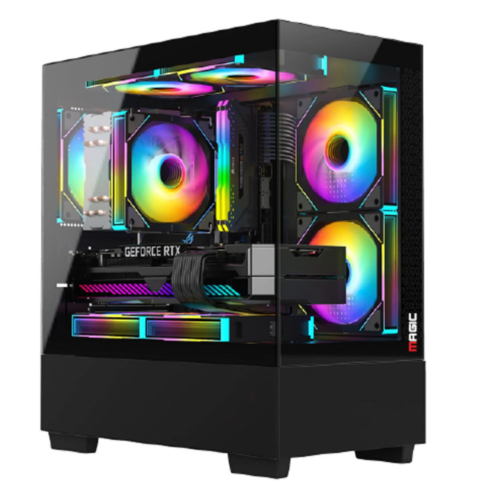 CASE MAGIC MIX TOWER BLACK KO FAN